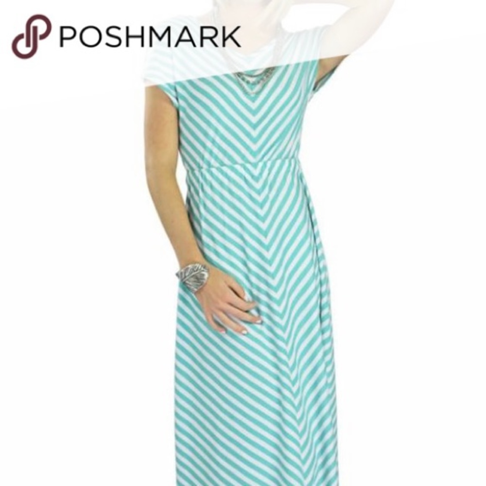 Jen Clothing, striped Maxi Dress